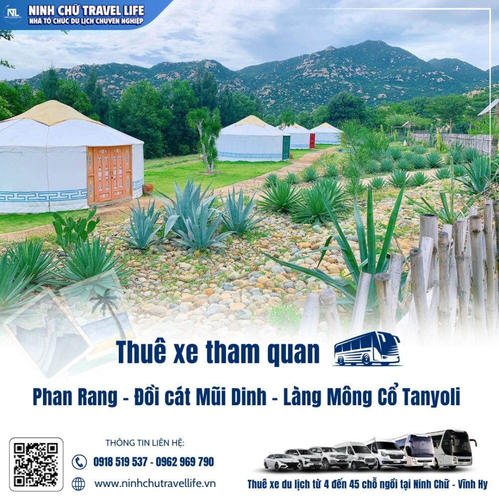Thuê xe tham quan khu du lịch Tanyoli