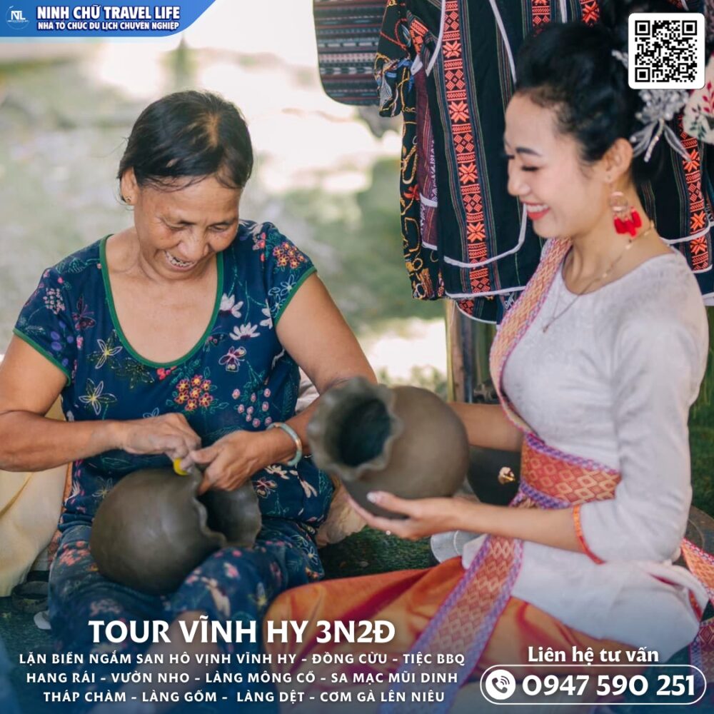 Tour tham quan làng gốm Bàu Trúc Ninh Thuận